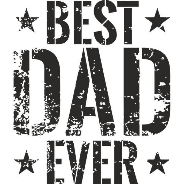 TSHIRT   BEST DAD EVER STAR Thumbnail