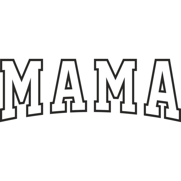 TSHIRT   MAMA   BLACK Thumbnail